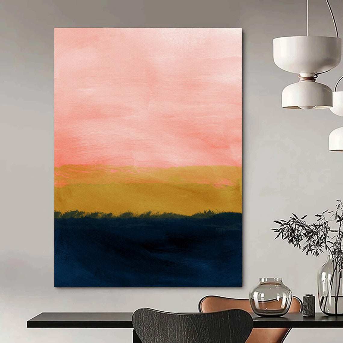 evening golden pink bohemian design 5